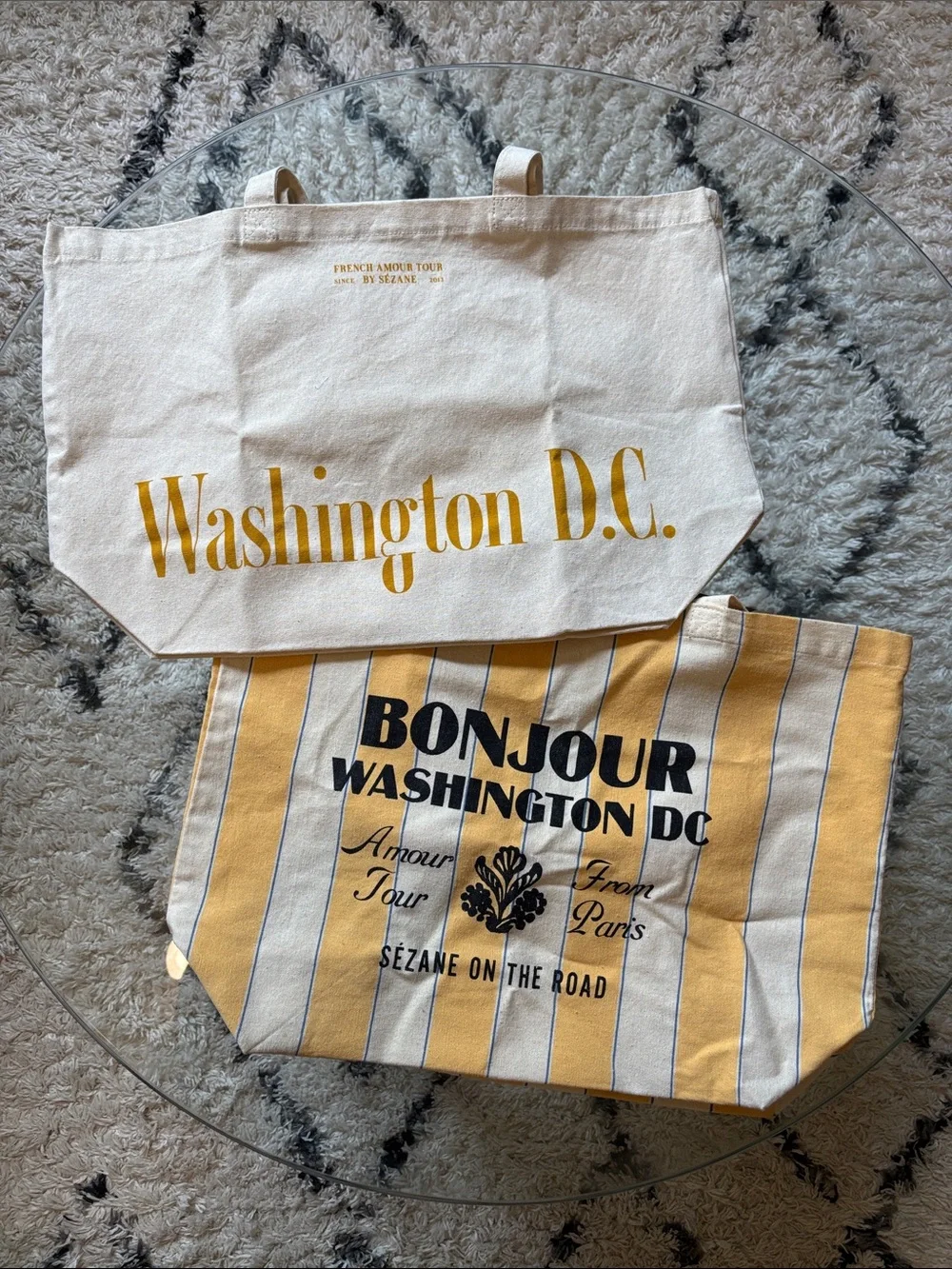 Two DC Sezane Totes